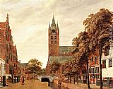 View of Delft by Jan van der Heyden